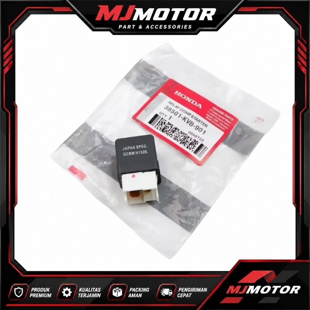 Bendik Starter KVB Honda Vario 110 / Beat / Scoopy / Spacy Karbu / Karisma / Supra X 125 Asli ori