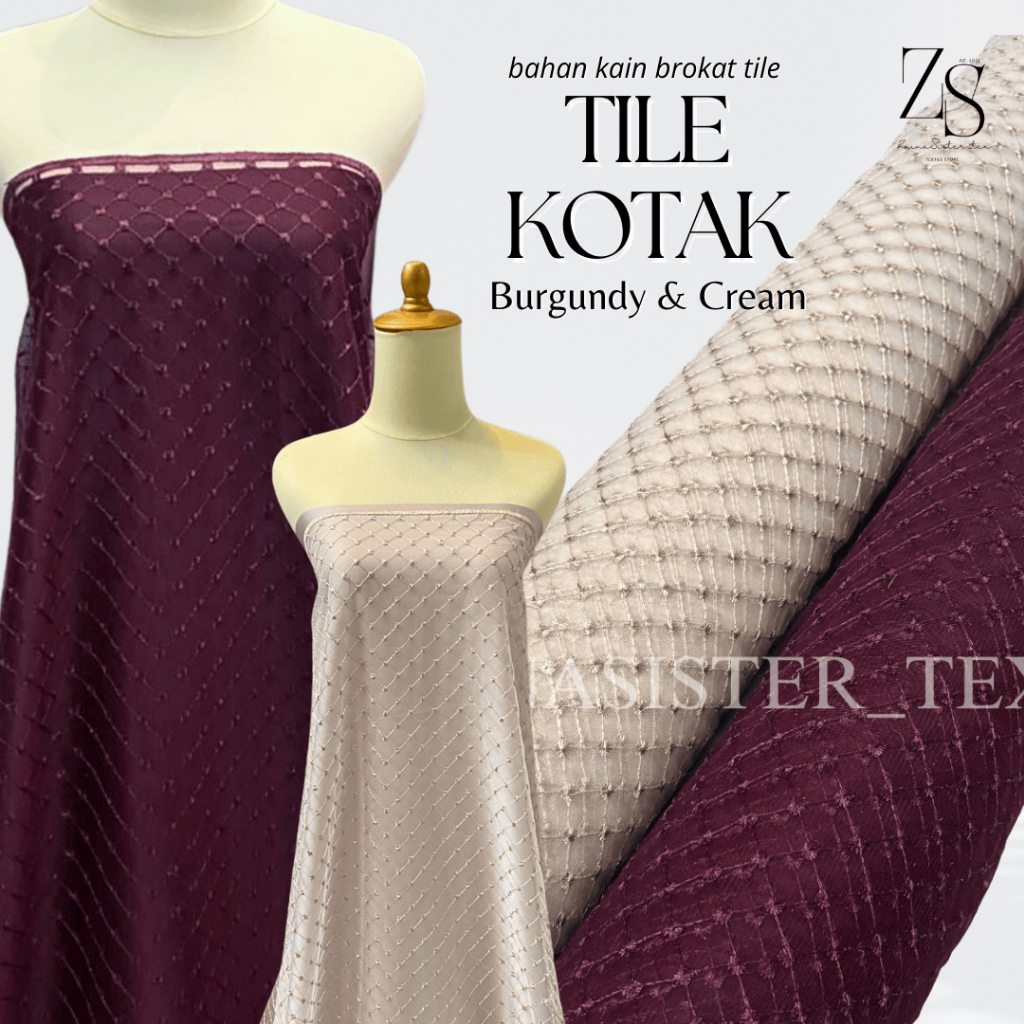 Kain Brukat Tille Kotak | Tille Jaring | Tille Mesh Kotak Square Korea 1/2 meter Warna Hijau Sage Gr