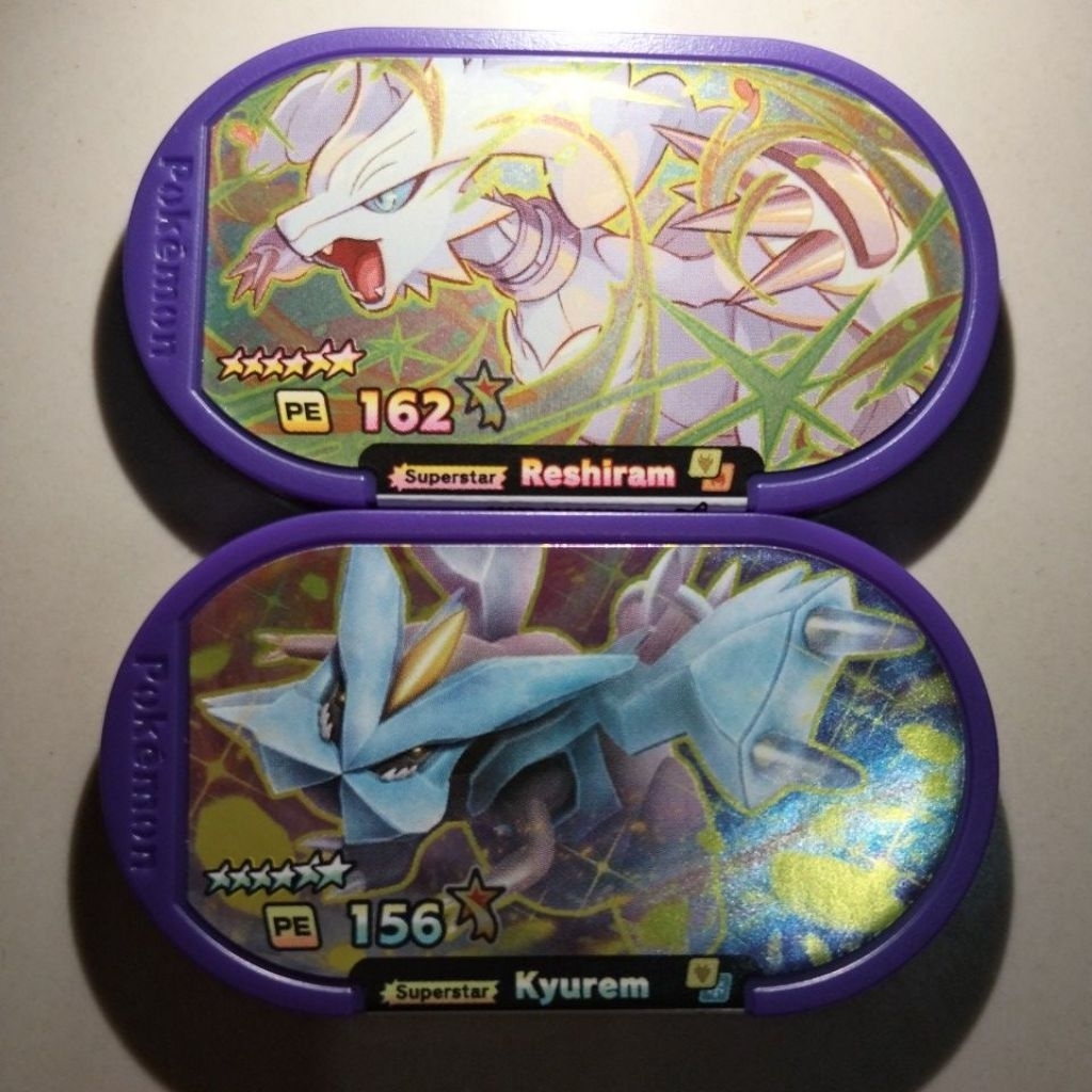 Pokemon Mezastar Legacy Meza Tag Reshiram dan Kyurem