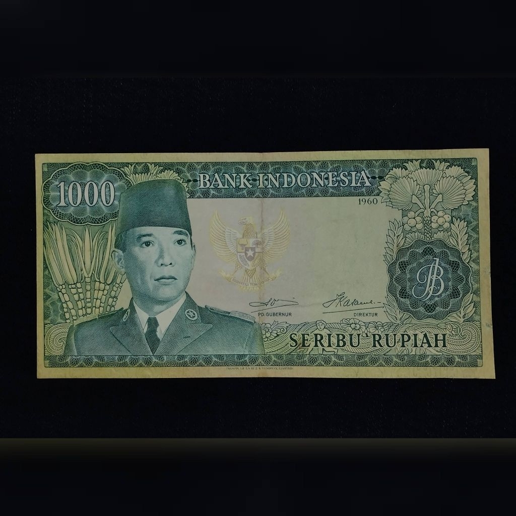 uang kuno Rp 1000 seri Sukarno 1960