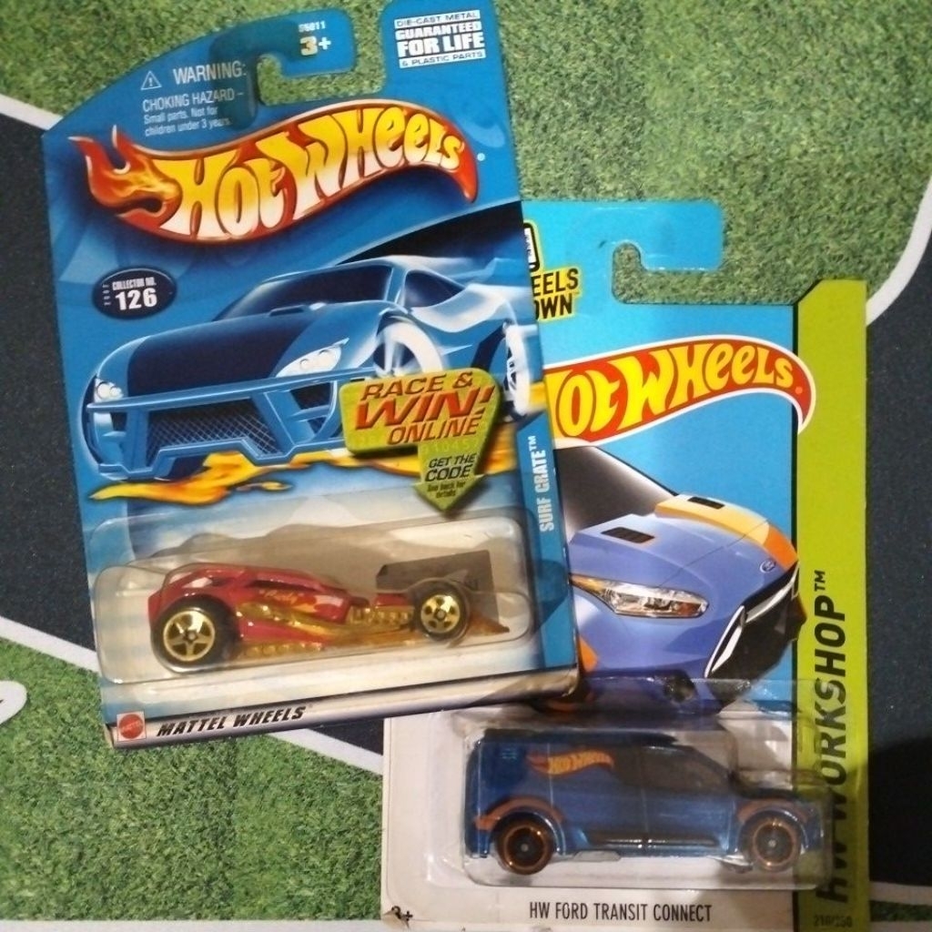 Paket Hemat Hotwheels Ford & Surf Crate