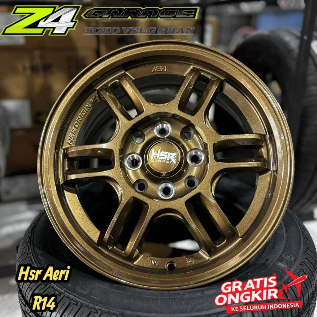 Velg karimun brio agya xenia  model rpf di HSR AERI R14 Tampilan Racing