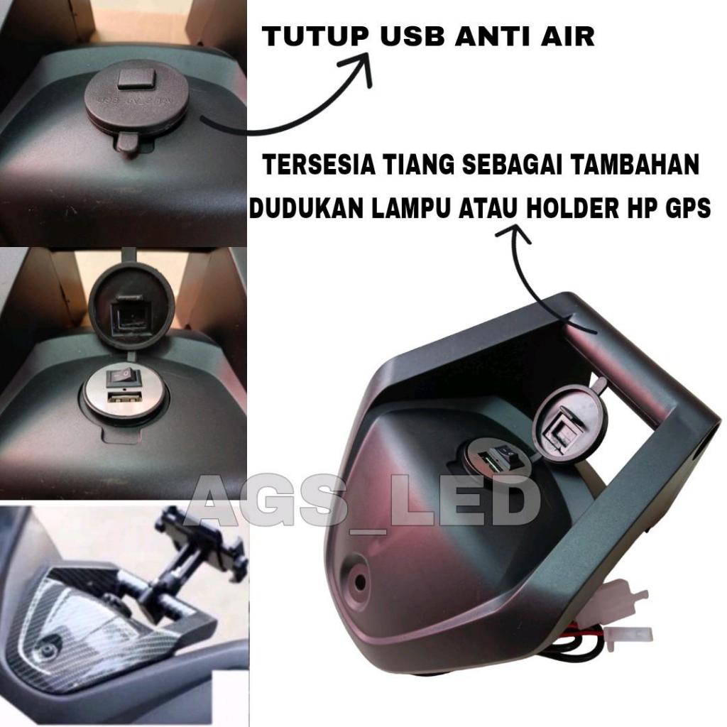 COVER PENUTUP STANG NMAX PLUS USB CHARGER/TUTUP STANG USB CHARGER/TUTUP STANG NMAX USB CHARGER/COVER