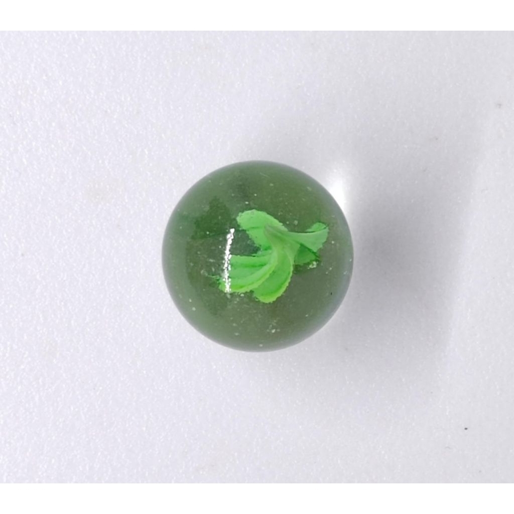 TARGET Kelereng Gundu Confetti Green 2 Cat Eyes Marble Balap Mata Kucing Belimbing