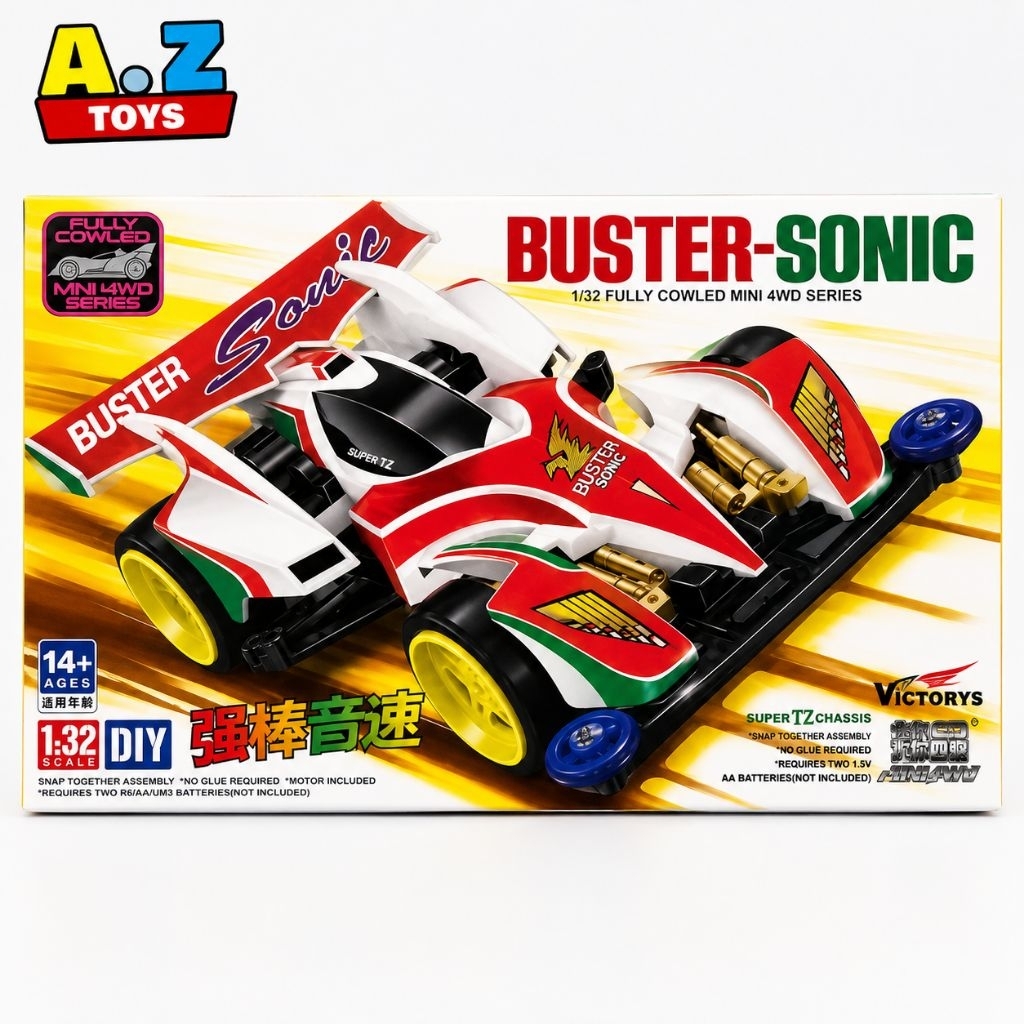 jiepin painting anime mini 4wd Buster sonic