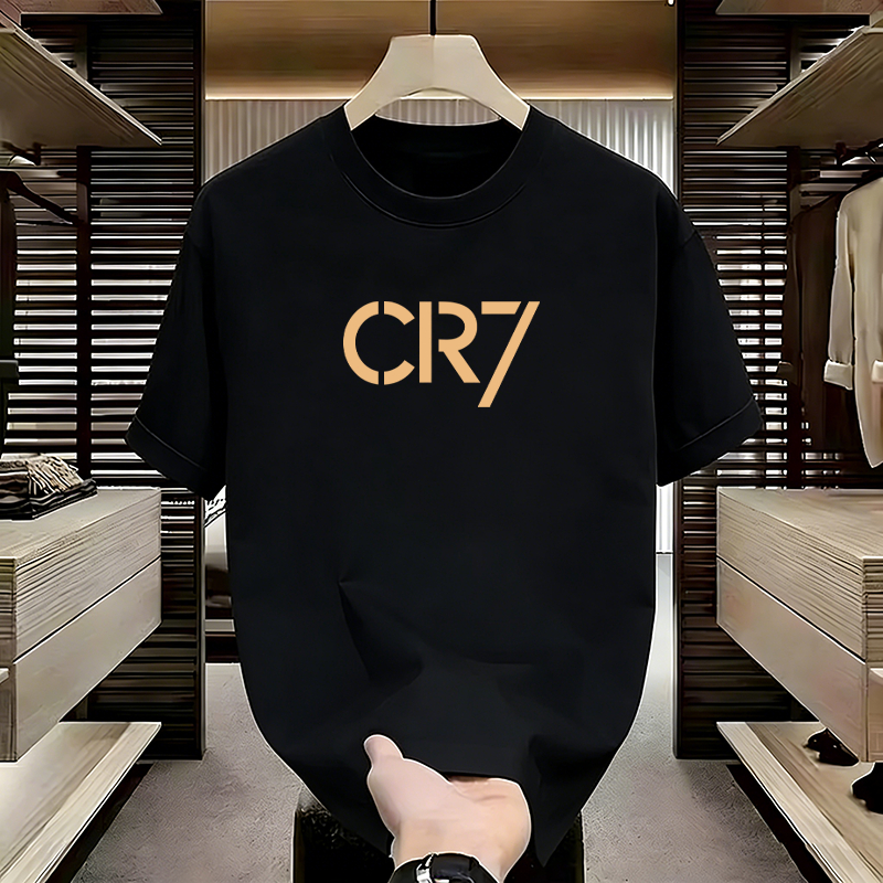 Kaos Huruf Kaos Pria Distro Bola CR7 Cristiano Ronaldo Oversize 100%Cotton Size S -5XL Kaos Wanita K