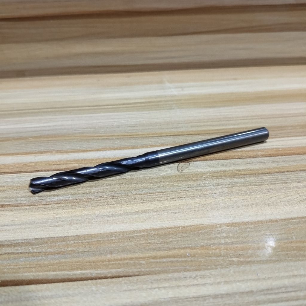 matabor 5.3mm tembus baja drill carbide 5.3 mm mata bor material keras