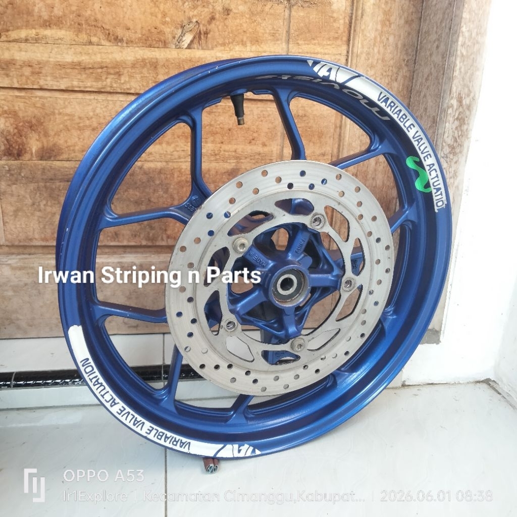 Velg Depan Pelek Depan Yamaha R25 MT25 XSR 155 MT15 Xabre Original Copotan
