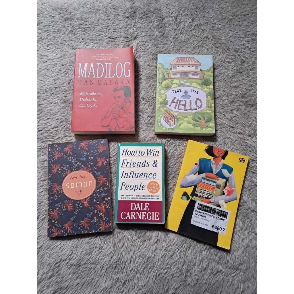 Preloved Novel | Madilog, Tereliye, Keigo, dll