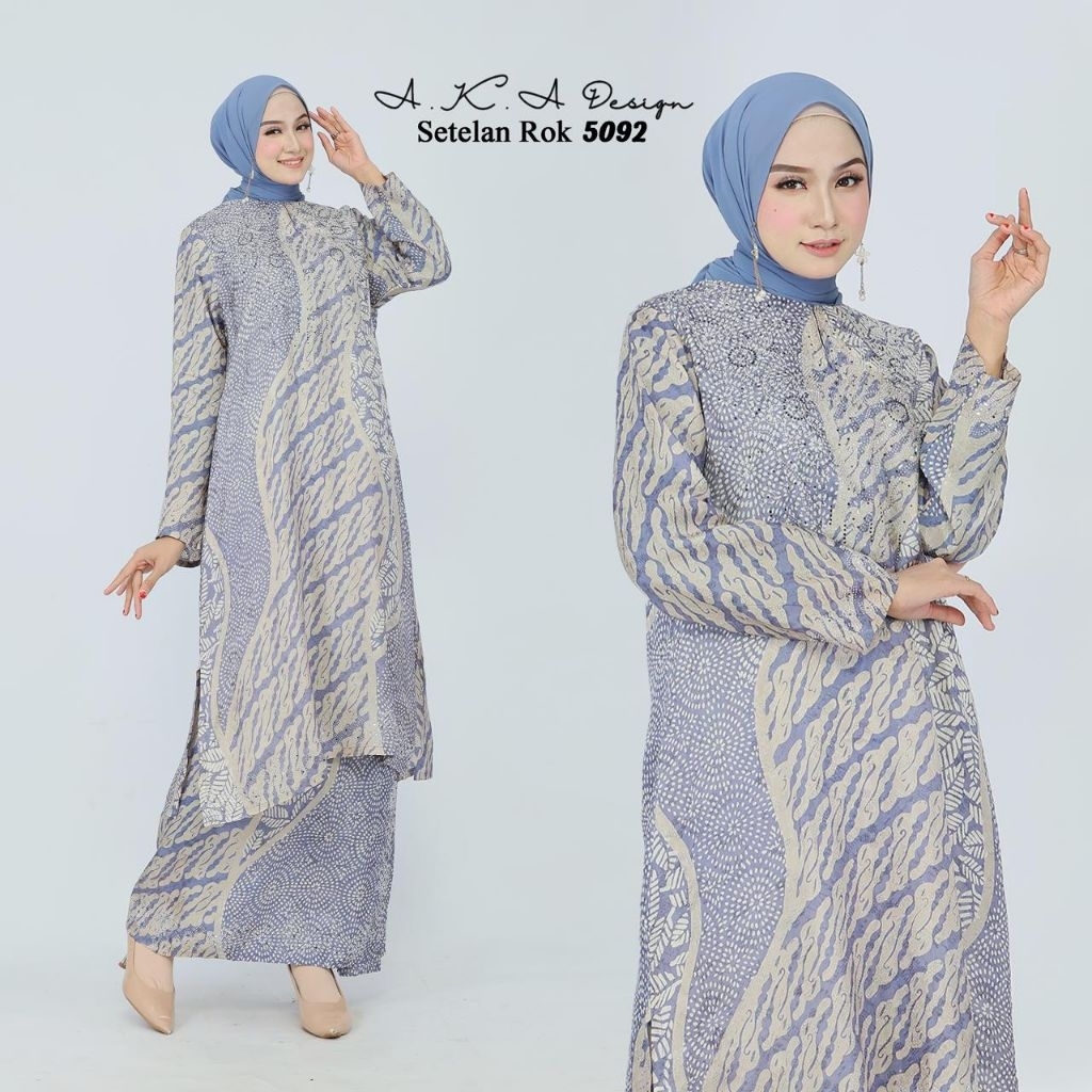 cod tunik batik viscost by aka design