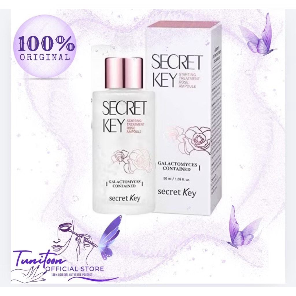 ORIGINAL SERUM WAJAH SECRET KEY Starting Treatment Rose Ampoule Original Serum Gel