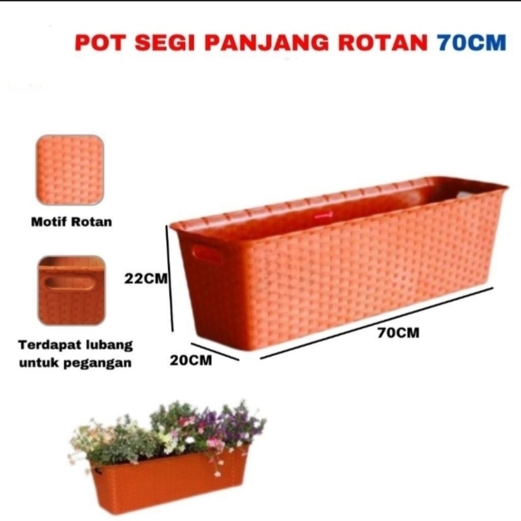 Pot Anyam 70cm