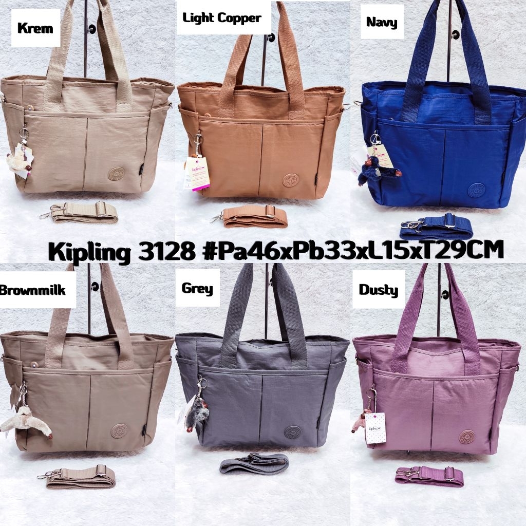 TAS KIPLING SIZE L 2 FUNGSI KODE 3128