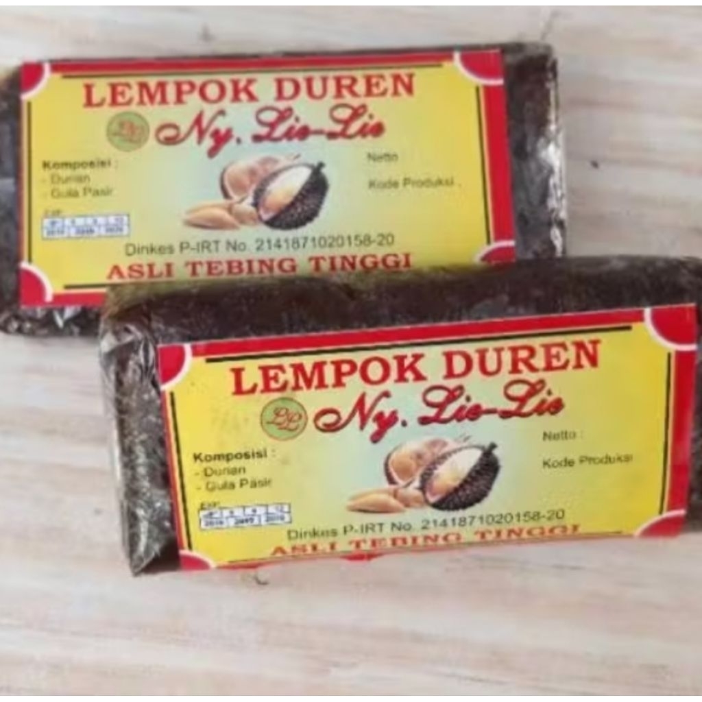 Lempok Durian Ny. Lie - Lie oleh2 khas lampung