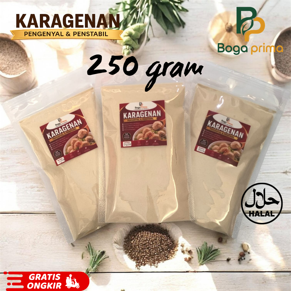 KARAGENAN KRI-02 250gr Pengenyal Bakso Premium Ekstrak Rumput Laut Tipe Kappa Food Grade untuk Bakso