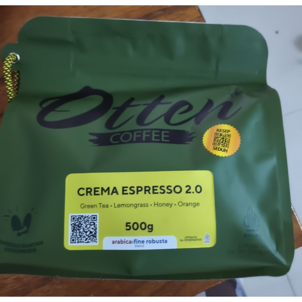 Biji Kopi Crema Espresso 2.0 Otten