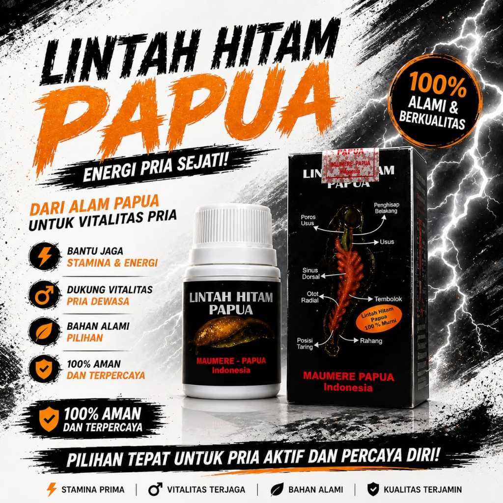 Lintah hitam papua asli original 100% Minyak khas papua