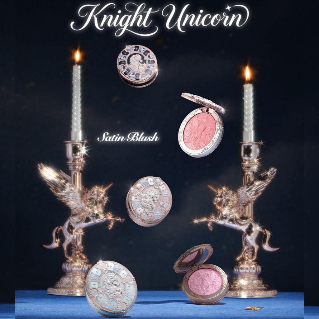 QSB | Flower Knows Knight Unicorn Satin Blush