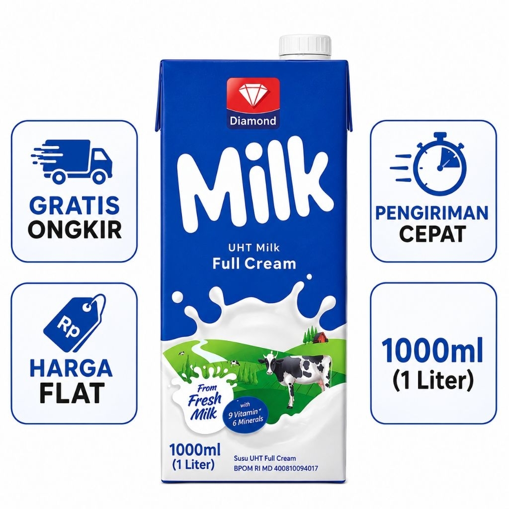 Diamond Milk UHT 1 Liter