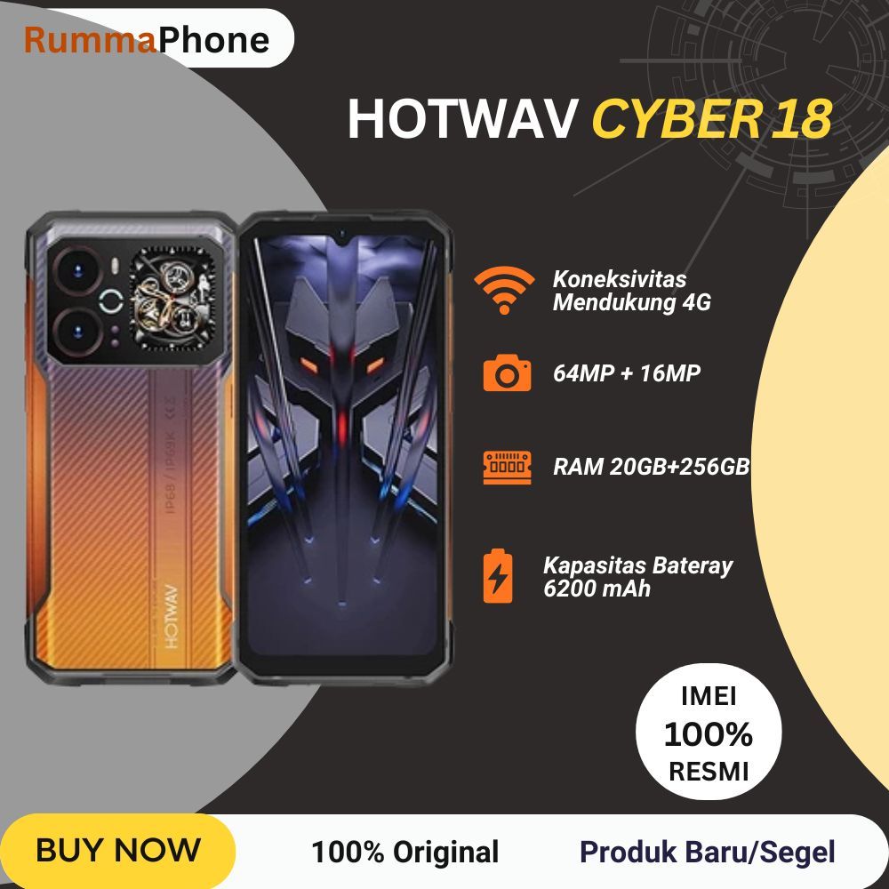 Hotwav Cyber 18 20GB/256GB Unisoc T7250 6.75"LCD IPS 120HZ 6200mAh Android 16