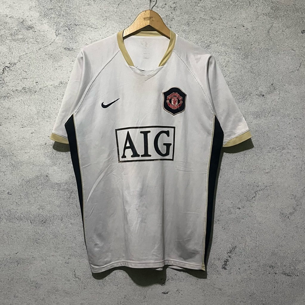 MANCHESTER UNITED 2006 2007 AWAY FOOTBALL SHIRT