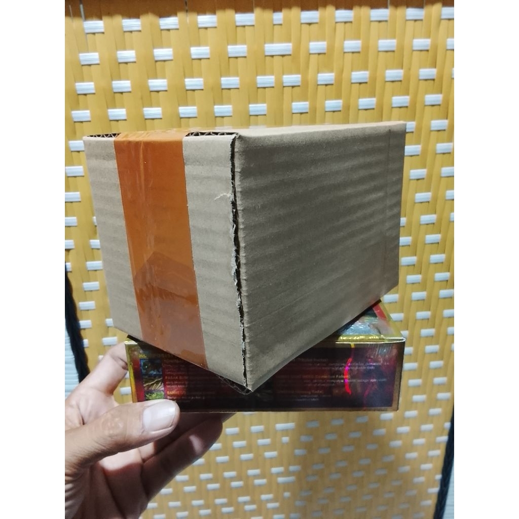 kardus packing lakban coklat cap(singa jantan)