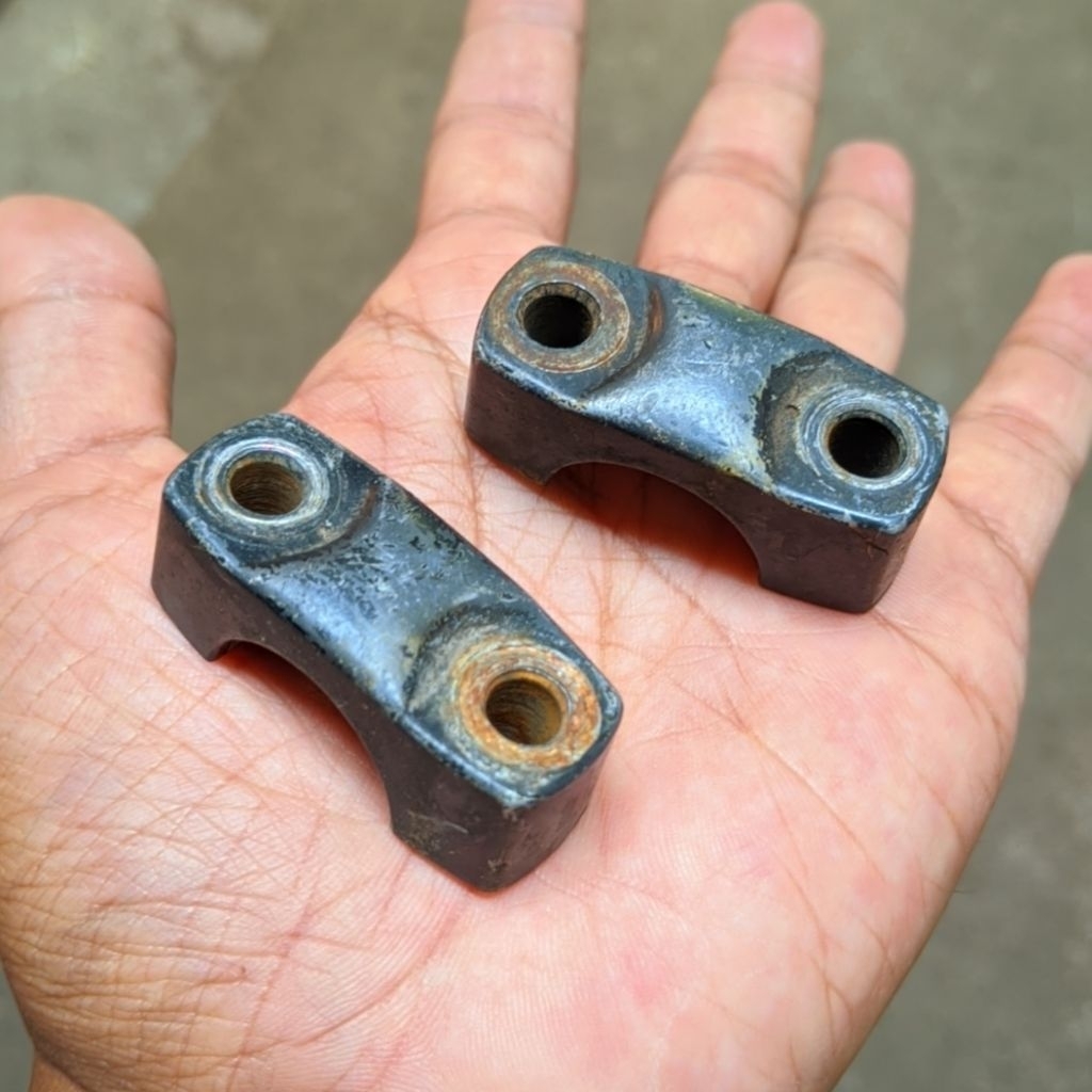 Klem raiser stang honda gl100 gl125 glpro tiger lama megapro win100 original