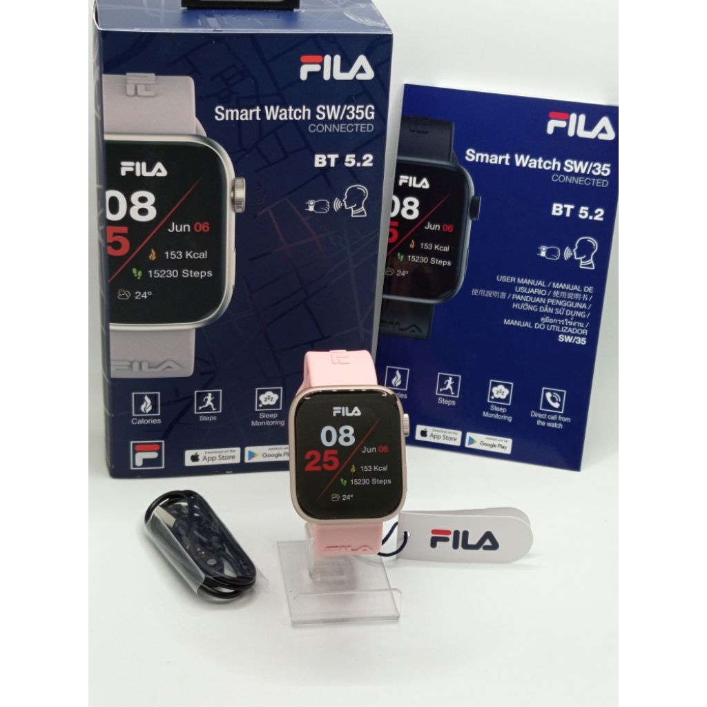 Jam tangan smart watch FILA SW/35G PINK  garansi resmi 1thn 100% Original