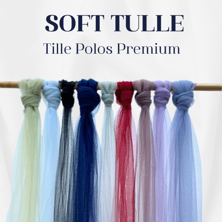 0,5 meter Kain Soft / Kain Tile Polos / Kain meteran / Bahan polos PREMIUM