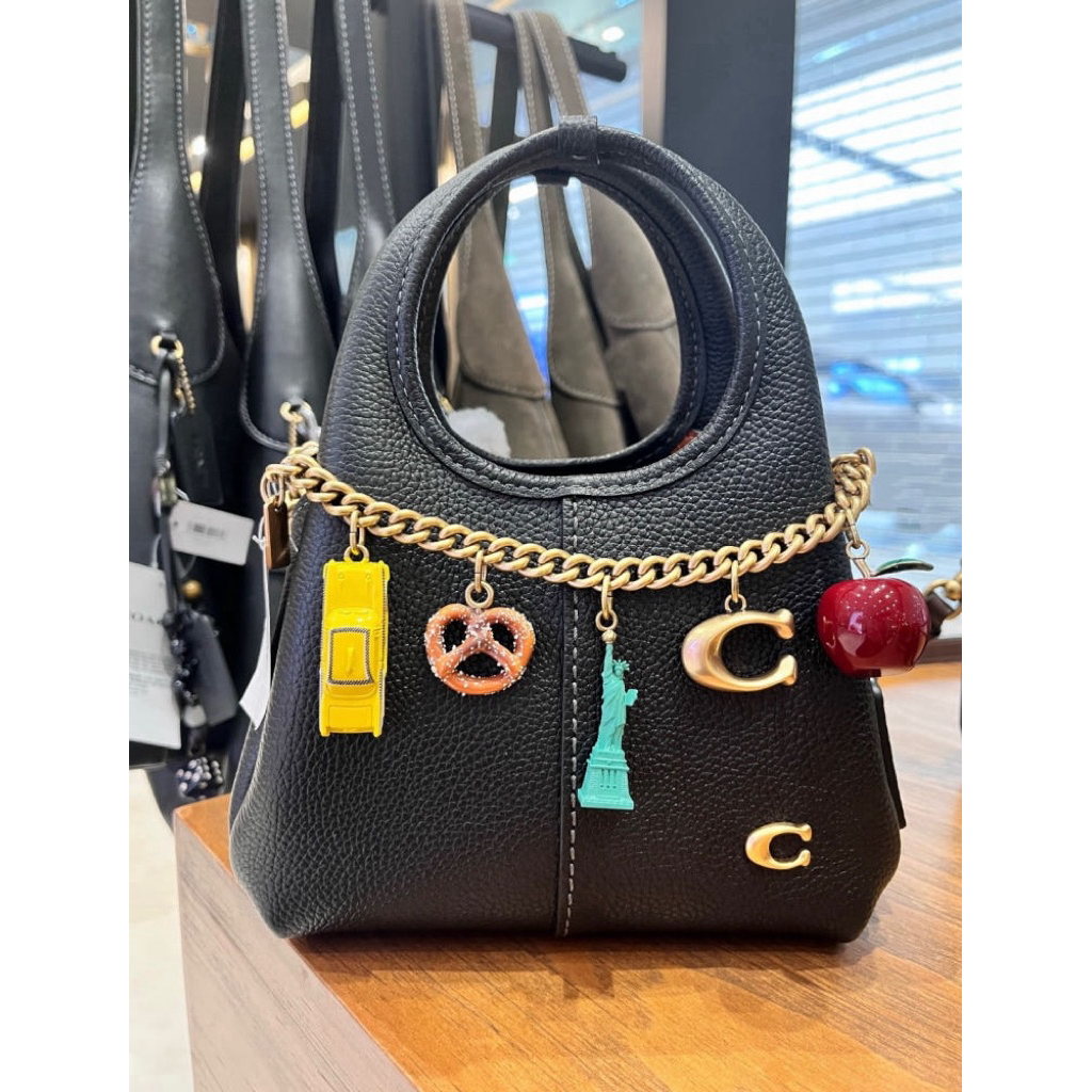 Coach New York City Motif Chain Bag Charm