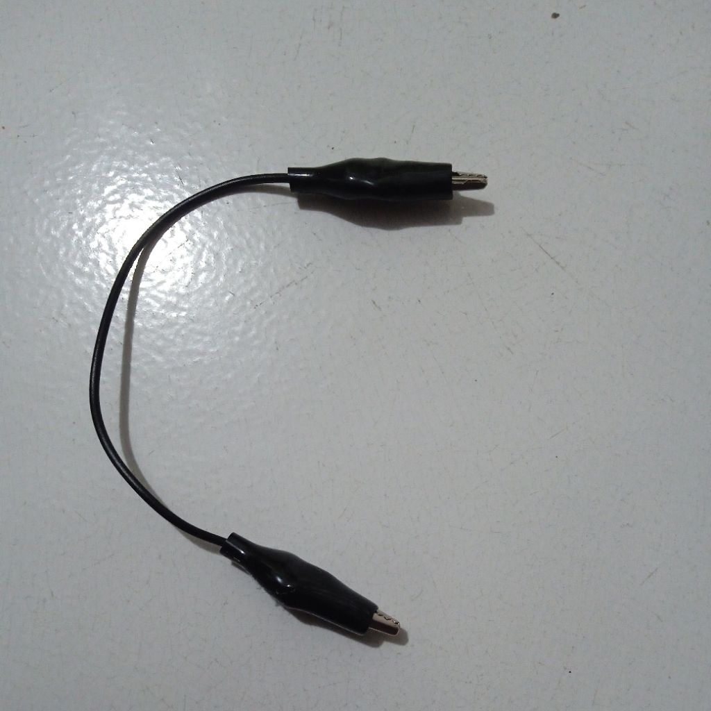 Kabel Penjepit Buaya Flexibel Hitam Merah Kabel Jepit Buaya Flexibel Kabel Aligator Elektronik