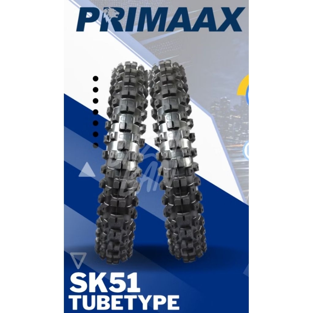 SK51 CROSS BAN LUAR TRAIL RING 80/100-17 UKURAN TRILL 80/100×17 OFFROAD TRABAS PACUL PRIMAAX
