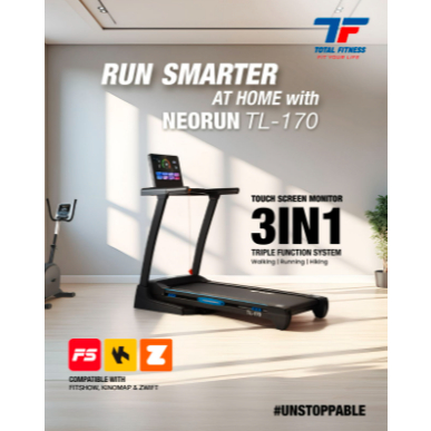 Treadmill Electric TL-170 3HP DC Motor 3in1