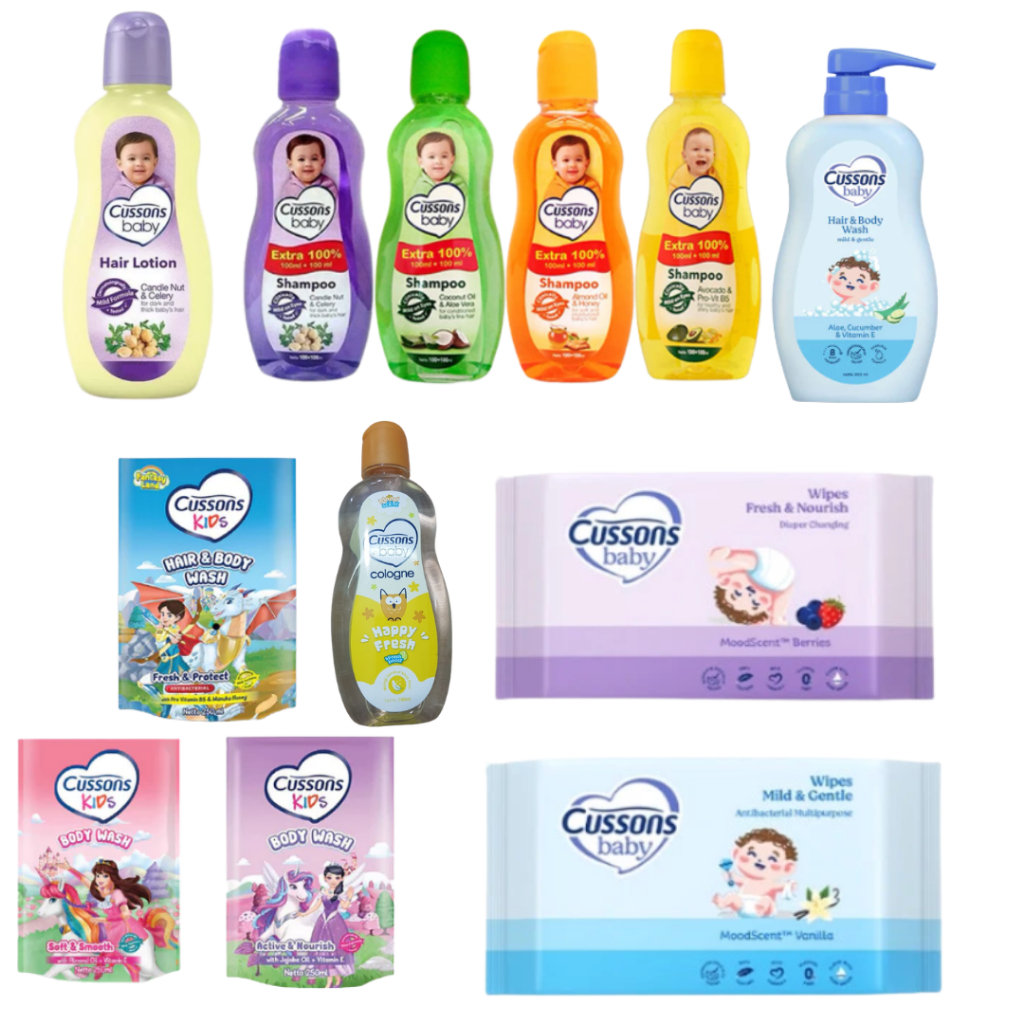 Cussons Baby Hair Lotion 50+50ml  Cussons Baby Hair Lotion 100+100ml Candlenut/Avocado/Coconut/Almon