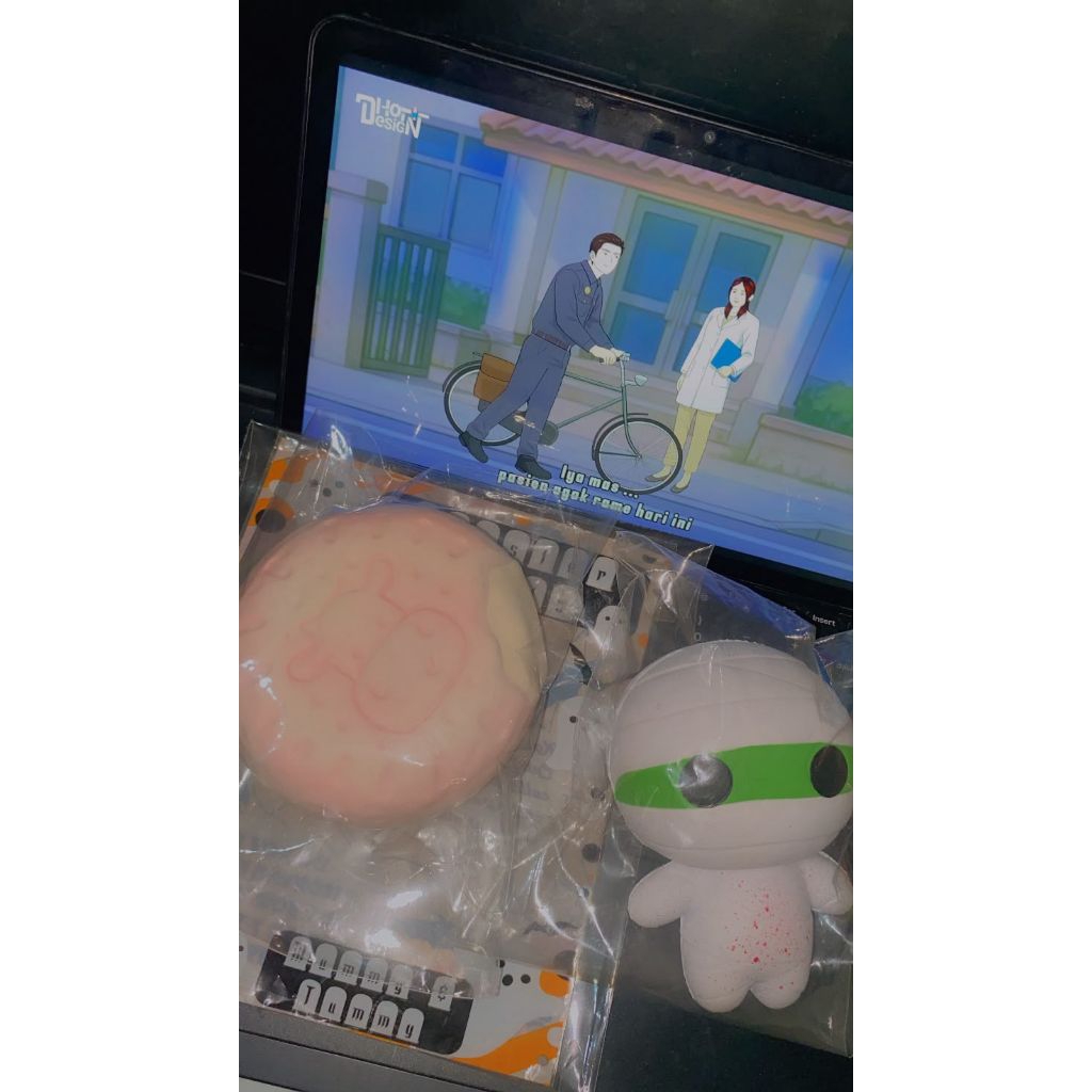 preloved squishy murah mummy tummy & bing bing