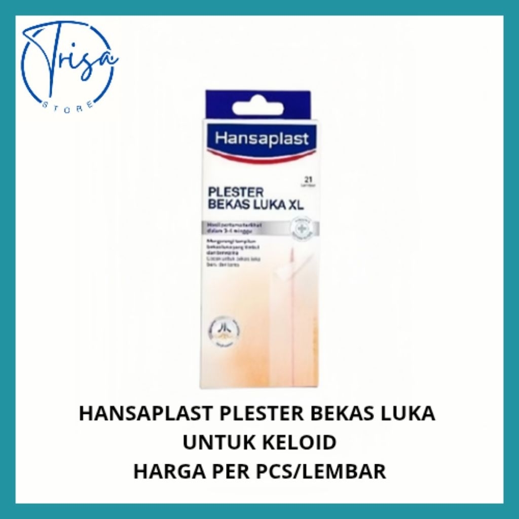 HANSAPLAST Plester Bekas Luka HARGA PER LEMBAR - Menghilangkan Bekas Luka/Keloid