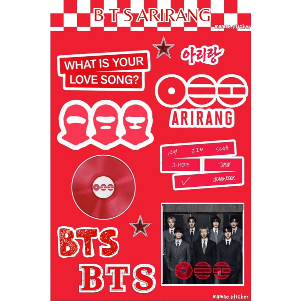 Sticker Pack BTS ARIRANG