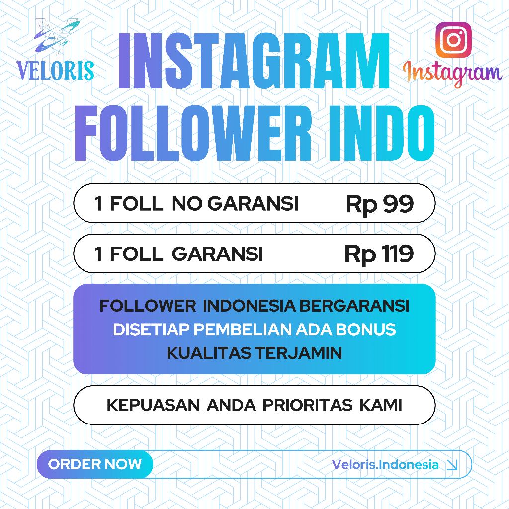 Follower Instagram Indonesia termurah Follower ig permanen Pengikut Instagram Indonesia Bergaransi d