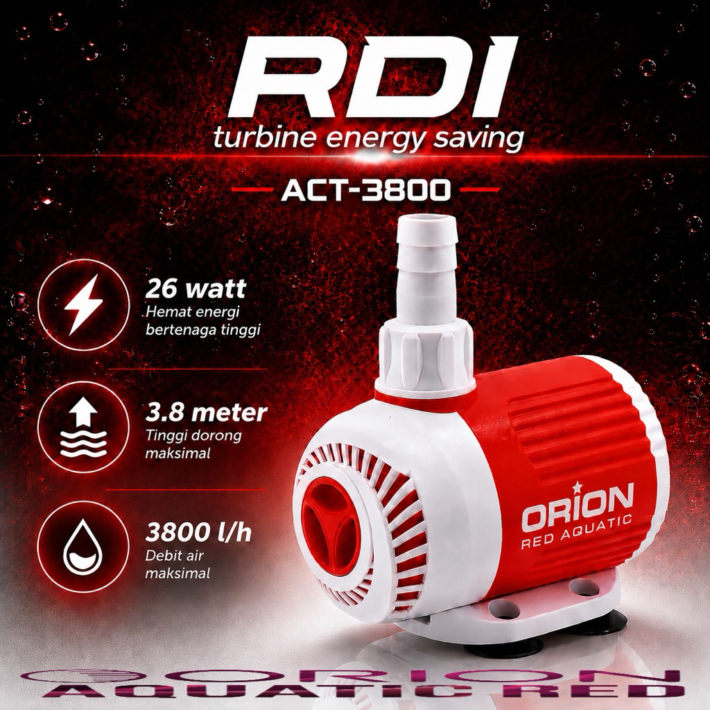 RDI-ACT 3800 TURBINE ENERGY SAVING AQUARIUM PUMP