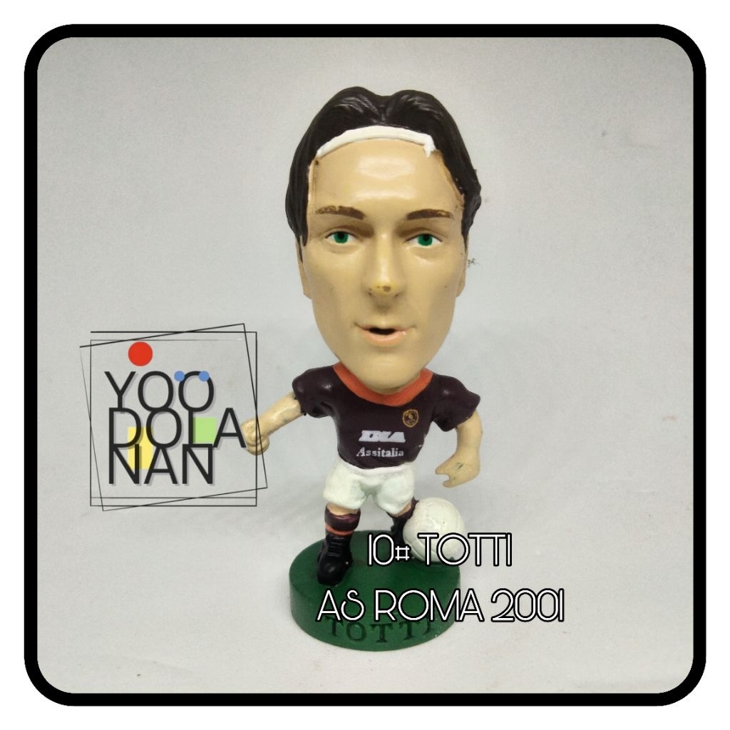 10# TOTTI - AS ROMA 2001 CORINTHIAN PROSTARS FIGURE PEMAIN BOLA