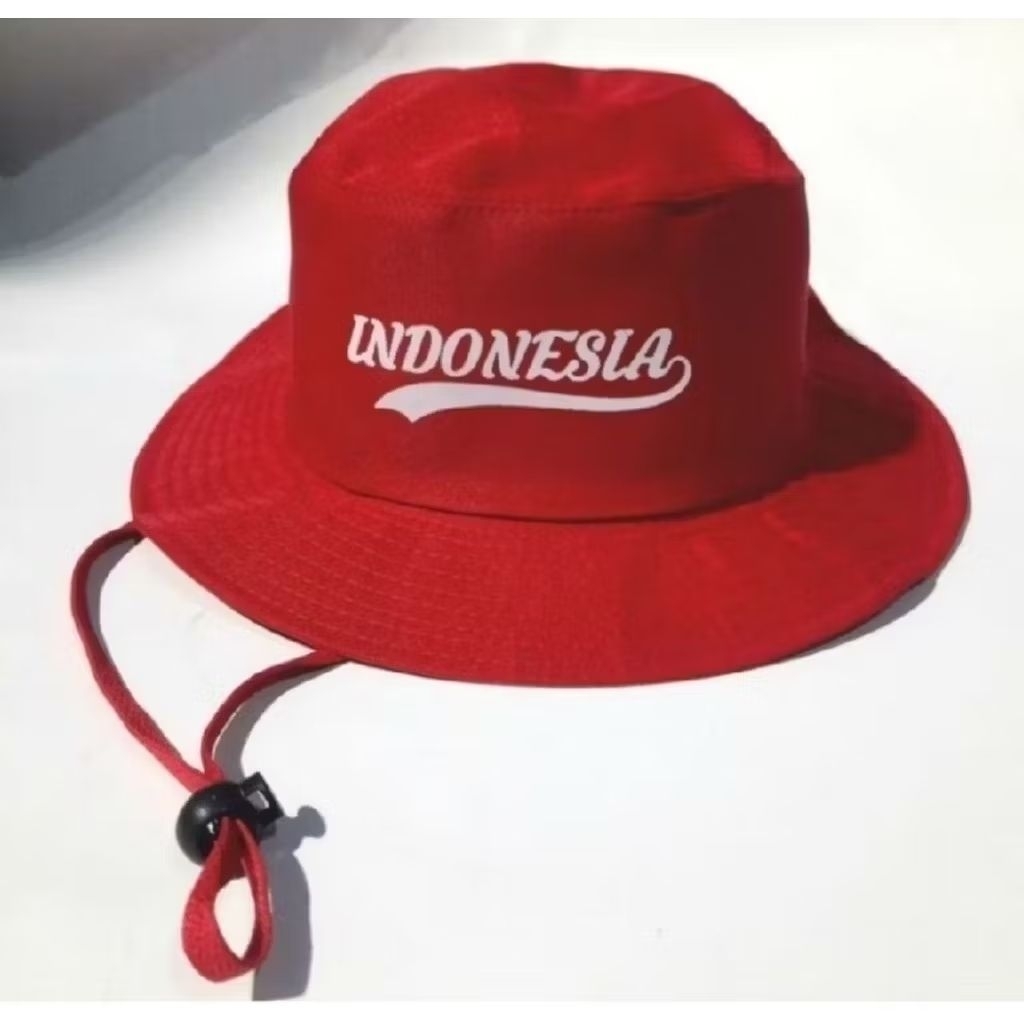 TOPI BUCKET MERAH PUTIH INDONESIA