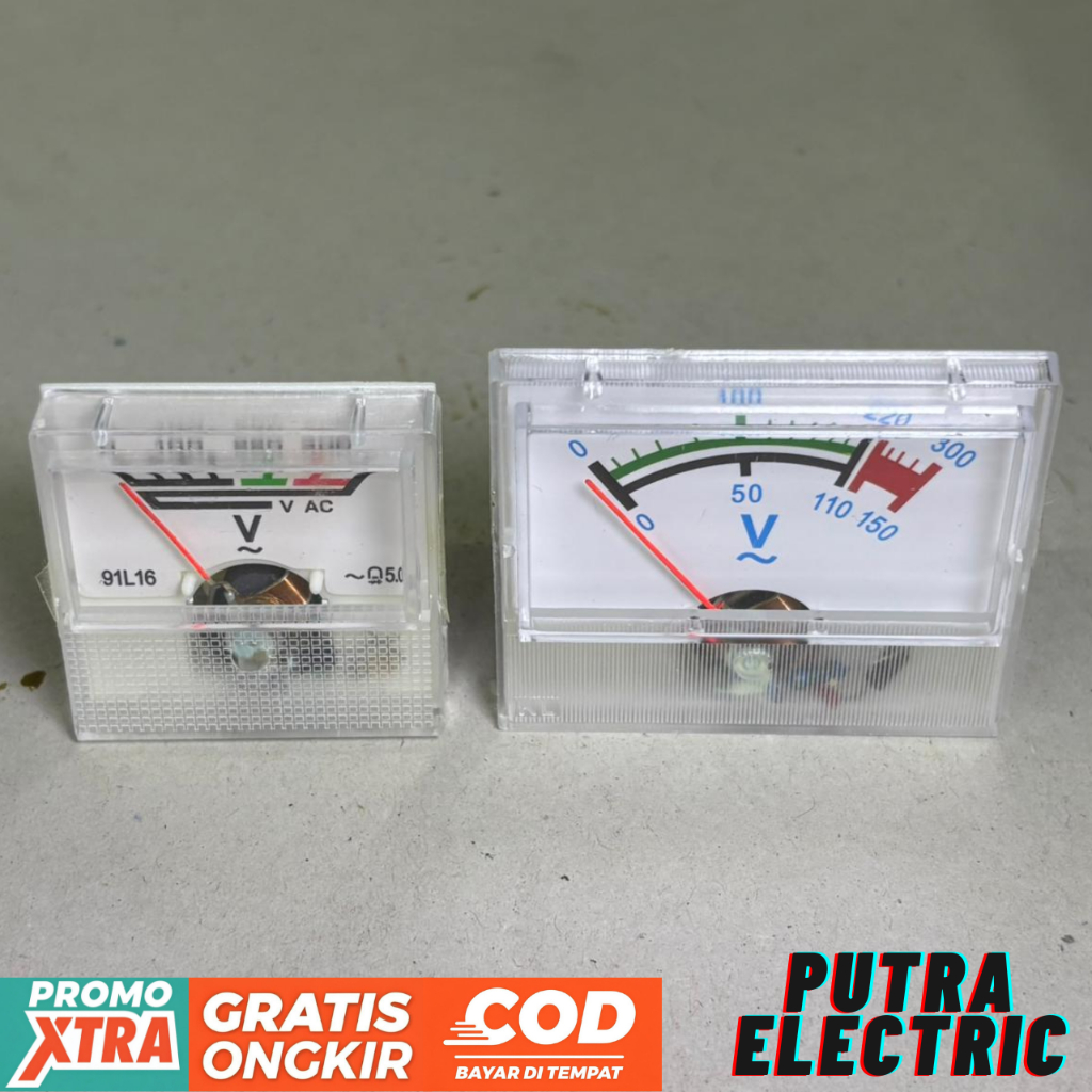 VOLT METER AC ANALOG VOLT METER KECIL / BESAR PANEL METER