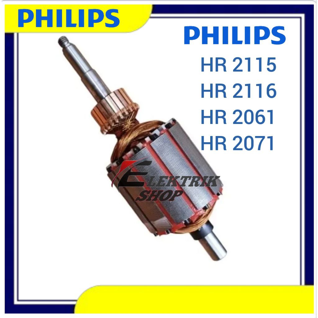 ANGKER - AS ROTOR DINAMO BLENDER PHILIPS HR 2115 2116 - HR 2061 2071