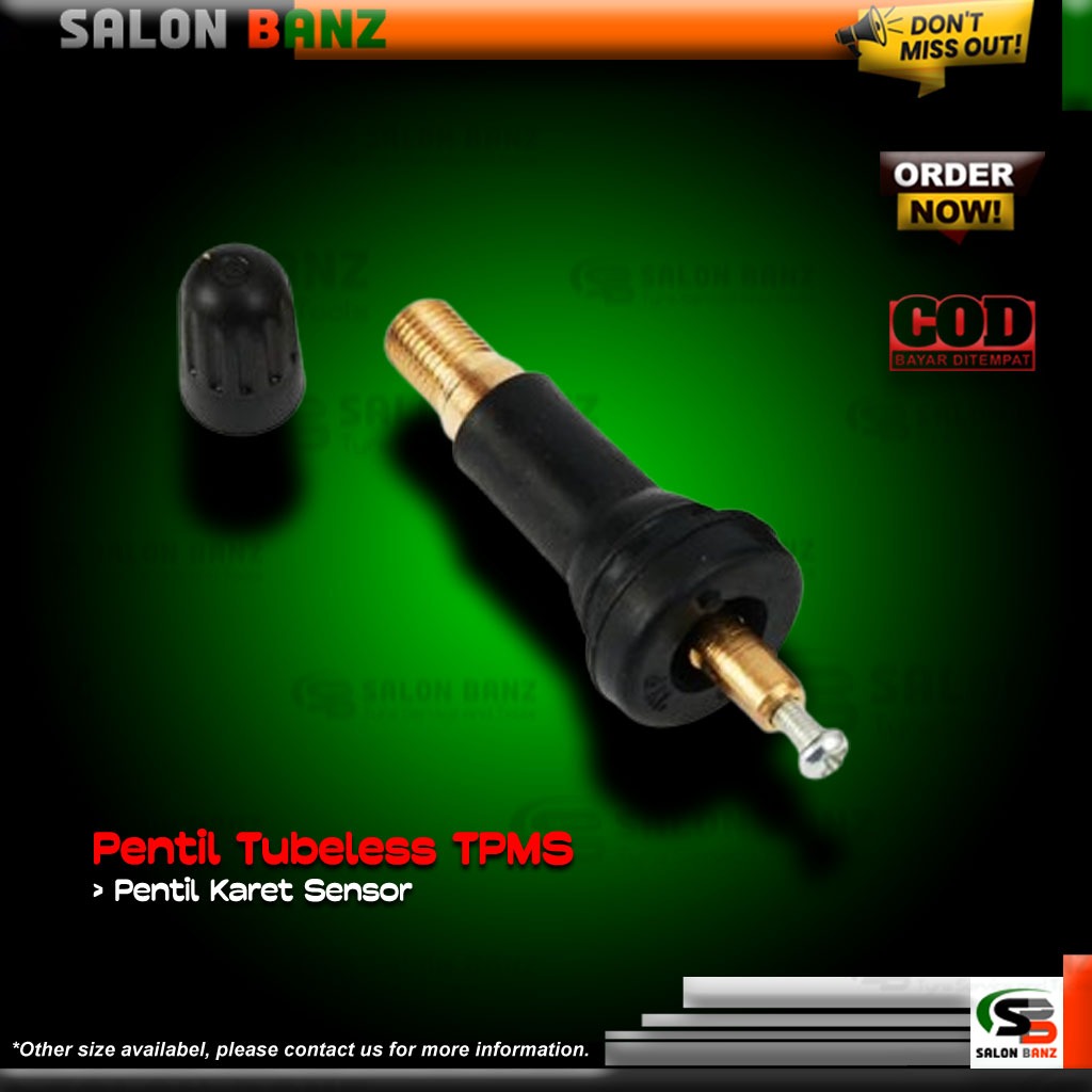 Pentil Karet Sensor TPMS / Tpms Nozzle Sensor Tekanan Angin Ban
