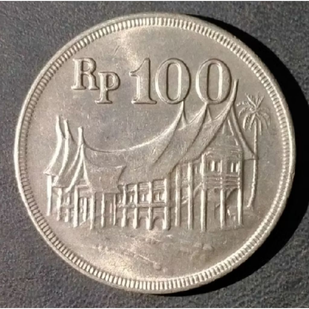 Uang Koin Kuno Indonesia 100 Rupiah 1973