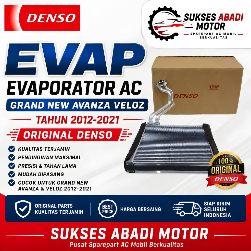 EVAP EVAPORATOR AC GRAND AVANZA VELOZ 1.5 TAHUN 2012-2021 DENSO