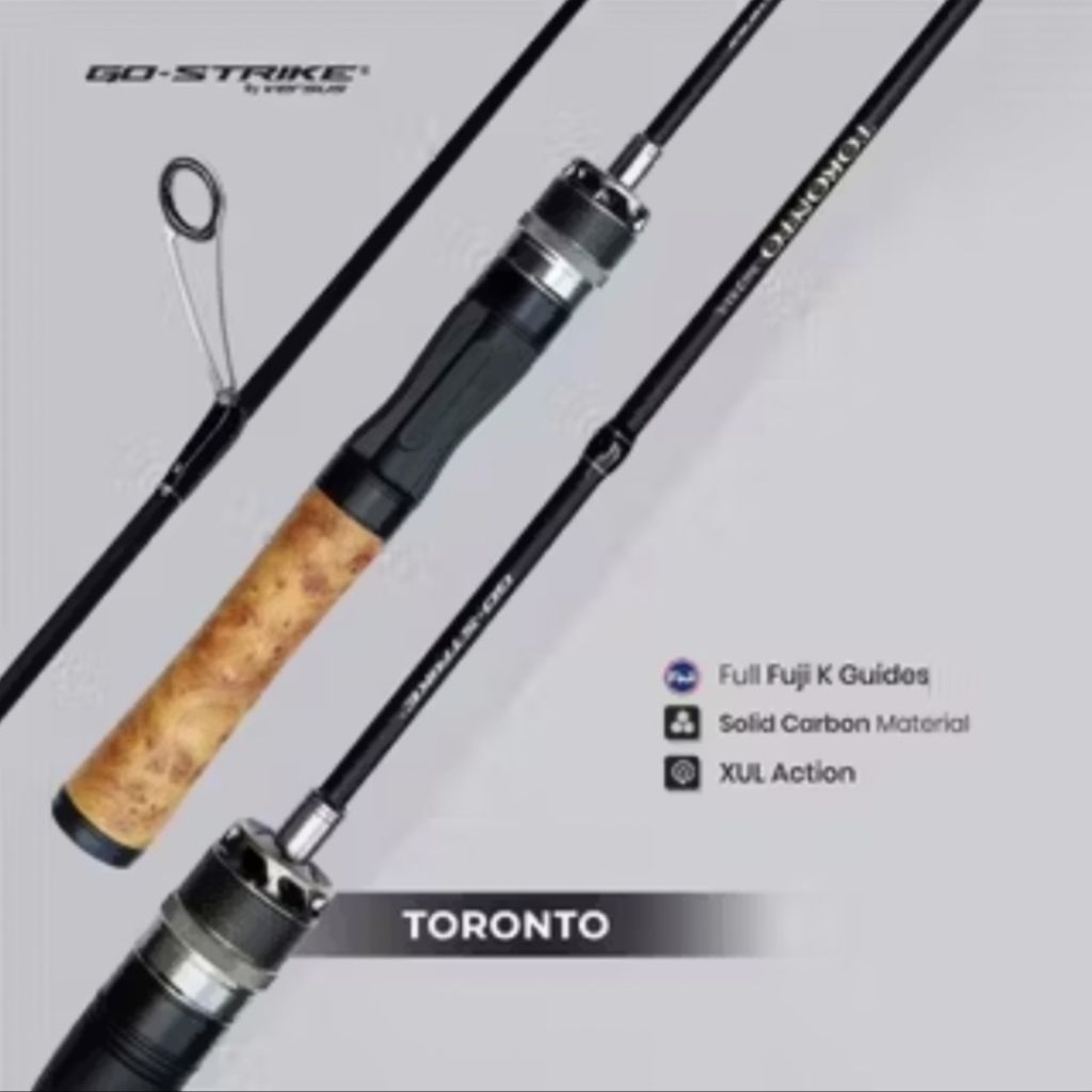 Joran Pancing GO STRIKE TORONTO Ultralight Rod XUL 150-165cm | Rod UL Carbon Fuji K Guide series