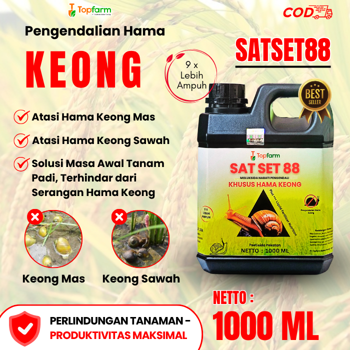 Pestisida Hama Keong Sawah / Obat Pembasmi Hama Keong Sawah / Pestisida Topfarm / Obat Hama Keong Sa