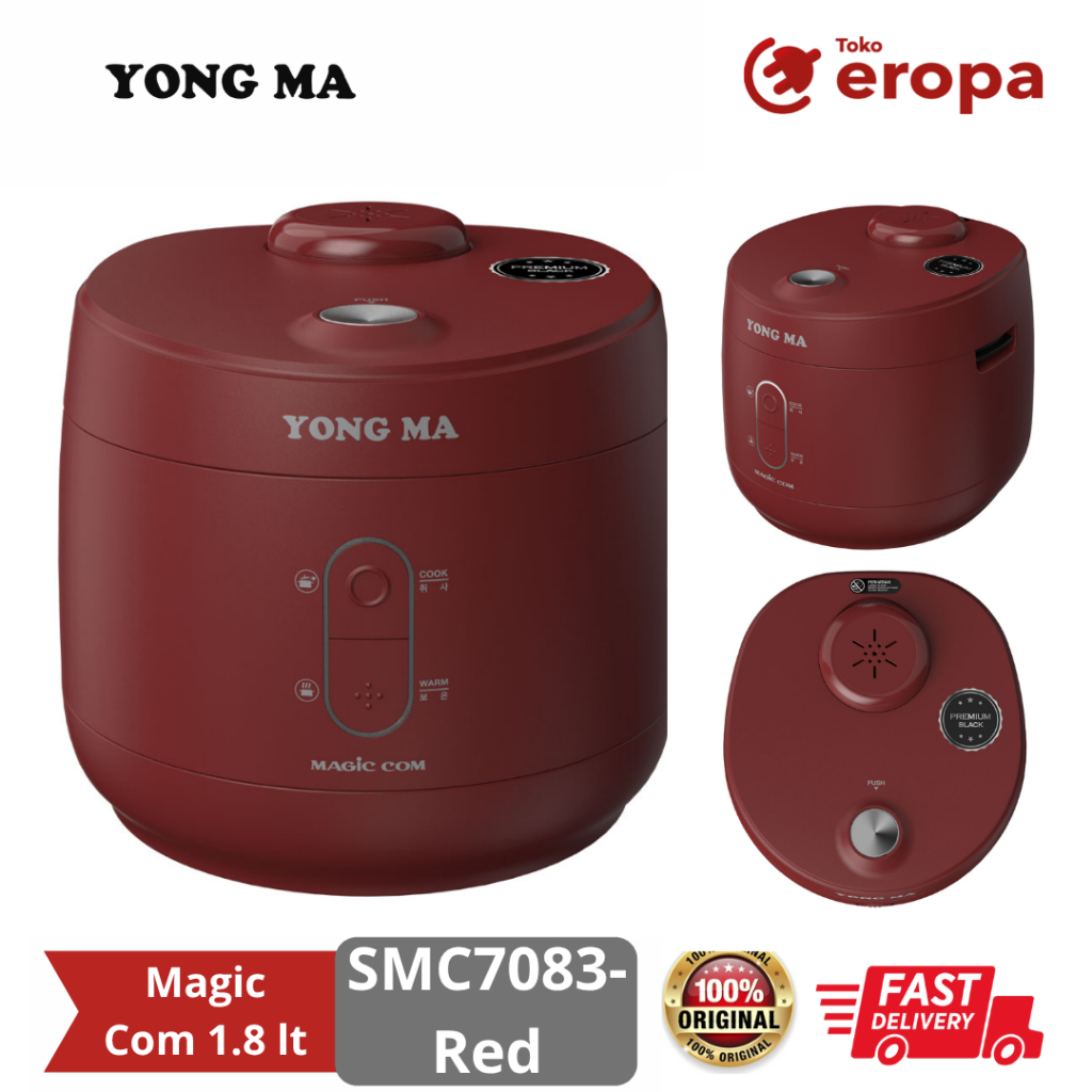 Magic Com 1.8 lt Yongma SMC7083-Red