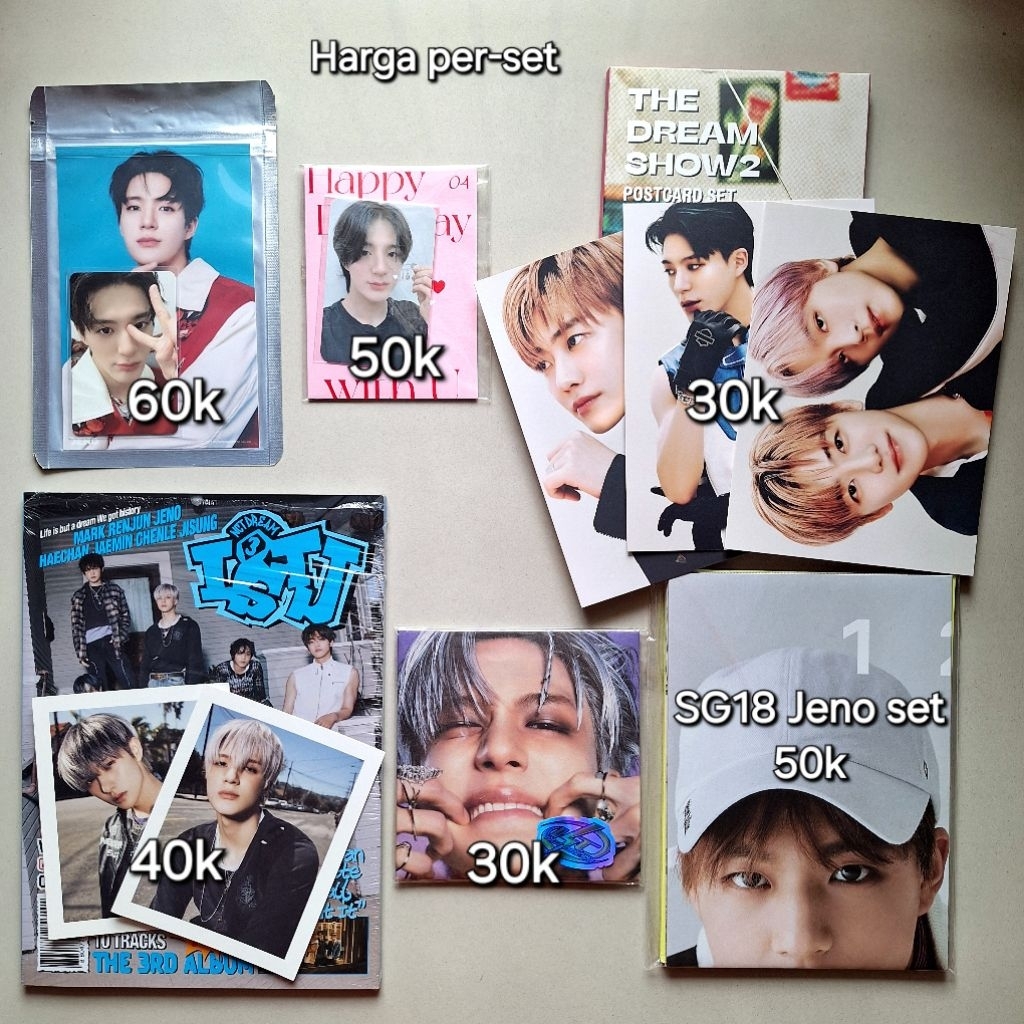 Official Album Photocard Postcard SG18 NCT Dream Jeno Jaemin birthday candy tds 2 istj